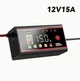 Зарядное устройство для автомобильного аккумулятора Corebox 12V 15A автоматическое для AGM GEL LiFePO4 - изображение 2