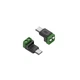 Кутовий адаптер живлення 2-pin клемник на USB Type-C (папа). DIY зарядка 5V-12V 3A для телефону, ноутбука, Terminal Block - зображення 1
