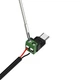 Кутовий адаптер живлення 2-pin клемник на USB Type-C (папа). DIY зарядка 5V-12V 3A для телефону, ноутбука, Terminal Block - зображення 2