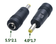 Кабель-адаптер Type-C на DC 65W з дисплеєм, регульована напруга 9V-12V-15V-20V для роутера та ноутбука з набором штекерів - зображення 6