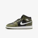 Кроссовки детские Jordan Air Jordan 1 Mid Black / Rust Pink (Gs) 38 Чорний / Рожевий DQ8423-100 - изображение 3