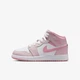 Кроссовки детские Jordan Air Jordan 1 Mid Black / Rust Pink (Gs) 38 Чорний / Рожевий DQ8423-100 - изображение 6