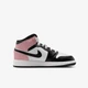 Кроссовки детские Jordan Air Jordan 1 Mid Black / Rust Pink (Gs) 38 Чорний / Рожевий DQ8423-100 - изображение 10