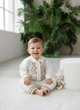 Дитячий костюм для хлопчика Family Tradition альпака з вишивкою 86 см білий Пухнастик - зображення 6