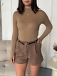 Жіночі замшеві шорти Uaclothes 42 Капучино (like36778-172041364) - изображение 4