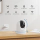 Wi-Fi камера для тварин Cinnado 2K (D1), Поворотна 360°, Стеження, Аудіо - зображення 6