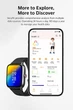 Смарт-часы IDW28 с функцией звонка (Bluetooth Call), 1.85" HD, Alexa Built-in, Черные - изображение 5