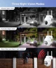 Уличная PTZ камера GALAYOU Y4 (2K), 360° Обзор, Цветная ночь, Wi-Fi - изображение 5