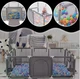 Манеж детский игровой 180×120 см Серый с баскетбольным кольцом воротами сухой бассейн - изображение 7
