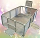 Манеж детский игровой 180×120 см Серый с баскетбольным кольцом воротами сухой бассейн - изображение 9