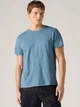 Футболка бавовняна довга чоловіча Levi`s Ss Classic Pocket Tee 19342-0161 L Блакитна (5401043820955) - зображення 1