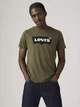 Футболка бавовняна довга чоловіча Levi`s Housemark Graphic Tee 22489-0153 L Хакі (5400599771056) - зображення 3