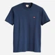 Футболка бавовняна довга чоловіча Levi`s Ss Original Hm Tee 56605-0017 M Темно-синя (5400570285138) - зображення 5