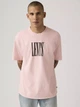 Футболка бавовняна довга чоловіча Levi`s Vintage Fit Graphic Tee 87373-0396 L Рожева (5401187840475) - зображення 3