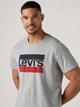 Футболка бавовняна довга чоловіча Levi`s Sportswear Logo Graphic 39636-0002 M Сіра (5400537536006) - зображення 3