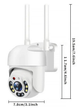 Камера 360 градусов AND V3 wi-fi PTZ 3mp DC5V 1,5a power app ICAM 365 - изображение 2