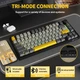 Механічна бездротова (Bluetooth + 2,4G) клавіатура з HOT SWAP Attack SHARK X820Ultra, 80 key, RGB, Gift Switch, Win/Mac OS, УКР/АНГЛ, Star Black/Чорний (X820ULTRASB) - изображение 6