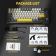 Механічна бездротова (Bluetooth + 2,4G) клавіатура з HOT SWAP Attack SHARK X820Ultra, 80 key, RGB, Gift Switch, Win/Mac OS, УКР/АНГЛ, Star Black/Чорний (X820ULTRASB) - изображение 11