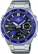Мужские наручные часы Casio Edifice EFV-C110D-2A, аналогово-цифровые, стальной браслет - изображение 1