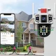 Уличная WiFi камера видеонаблюдения 3MP, FullHD, 2 объектива, YC101 IP камера наблюдения Поворотная камера - изображение 5