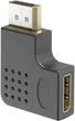 Перехідник відео Goobay DisplayPort M/F (адаптер) v2.1 8K@144Hz кутовий 90° вправо чорний(75.07.7131) - зображення 2