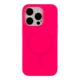 Чохол Glow Silicone Case with Magsafe для iPhone 14 Pro Max Hot pink - изображение 1