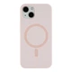 Чехол накладка Glow Silicone Case with Magsafe для Apple iPhone 13 панель-накладка для телефона магнитная зарядка Pink - изображение 1