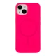 Чохол Glow Silicone Case with Magsafe для iPhone 14 Hot pink - изображение 1