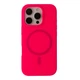 Чохол Premium Glow Silicone Case with Magsafe для iPhone 16 Pro Hot pink - изображение 1