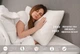 Подушка ортопедическая ARDESTO Sleepwell Memory foam Волна Белый 60х40х11/9 см (ART6040COP) - изображение 12