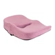 Ортопедическая подушка для сидения MAX COMFORT, от Correct Shape, чехол замша на дайвинге, цвет Пудра, 45х41х10,5 см - изображение 4