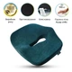 Ортопедическая подушка для сидения MAX COMFORT, от Correct Shape, чехол замша на дайвинге, цвет Пудра, 45х41х10,5 см - изображение 5