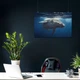 Постер Горбатий кит, whale, Megaptera novaeangliae, A1 60×90 см (id0284) - зображення 4
