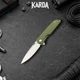 Ніж Складний Брелок Karda J160 Green - изображение 1