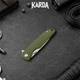 Ніж Складний Брелок Karda J160 Green - изображение 2