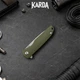 Ніж Складний Брелок Karda J160 Green - изображение 3