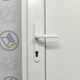 Двери INOKS входные уличные металлопластиковые модель INOX 36+скло 950х2050 белый - изображение 2