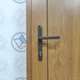 Двері INOKS вхідні вуличні металопластикові модель INOX 06 950х2050 золотий дуб - зображення 2