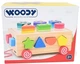Іграшка WoodyLand візок із кубиками 91988 19888 (8591864919888) - зображення 1