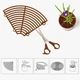 Комплект 2 шт Захист діаметр 30 см для рослин квітів від котів і дітей – регульований бар’єр для вазонів Коричневі - зображення 3
