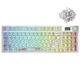 Геймерська бездротова (Bluetooth + 2,4G) клавіатура з Hot-swap AULA F98 Pro RGB, Transparent Keycaps, 99 Key, УКР/АНГЛ Pink/Рожевий (F98PROTP) - изображение 7