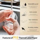 Портативный термопринтер Pristar P15, Bluetooth 4.0, батарея 1200 мА*ч, управление через приложение, печать этикеток, принтер для надписей - изображение 9