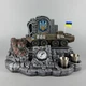 Подарочный набор штоф с часами "БТР-70" стопки и фляга 300 мл | Декор для барной зоны PA_1232_1 - изображение 1