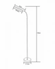 Торшер Zuma Line SM-605 LED 1x10W 3000K–6000K 500Lm IP20 черный - изображение 2