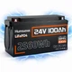 Акумулятор Humsienk LiFePO4 24V 100Ah з BMS HS24V100AH100 - изображение 1