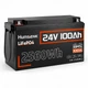 Акумулятор Humsienk LiFePO4 24V 100Ah з BMS HS24V100AH100 - изображение 2