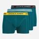 Набор трусов боксеров мужских хлопковых Jack & Jones 421346-99(Blue Coral) 2XL 3 шт Разноцветный (5715829327683) - изображение 1