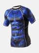 Рашгард Beast Silver Force Rashguard Short Sleeve Blue M (401021-205-M) - изображение 1