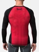 Компрессионная футболка Air Motion Long Sleeve Black Red XXL Цвет Красный (501007-134-XXL) - изображение 2