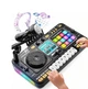 Музична установка DJ Mixer пульт діджея, акумулятор 3.7 V, USB кабель, піаніно, запис, підсвічування, мікрофон (8 D 8 A) - зображення 15